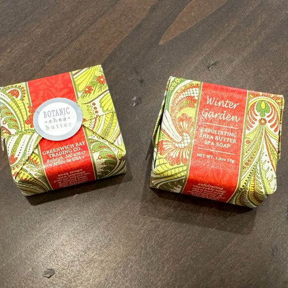 NWT Greenwich Bay - Set of 3 Cranberry Chestnut Shea Butter 1.90 oz Soaps - Picture 3 of 4